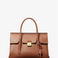 Campbell Medium Pebbled Leather Satchel