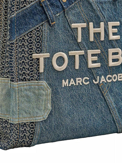 The Deconstructed Denim Large Tote Bag