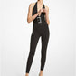 Stretch Cashmere Halter Catsuit