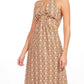 Halley Midi Dress In Montenegro