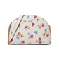 Morgan Tulip Toss Printed Soft Milling PVC Double Zip Dome Crossbody