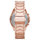 Women's Chronograph Whitney Rose Gold-Tone Stainless Steel Bracelet Watch 45mm