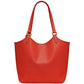 Pebble Leather Day Tote with Removable Pouch