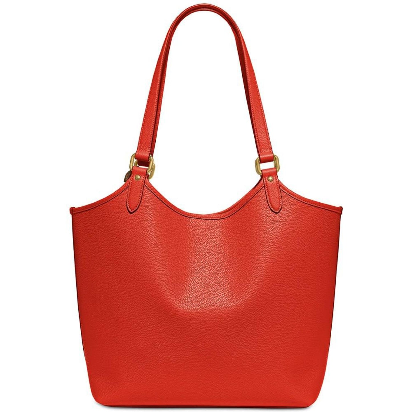 Pebble Leather Day Tote with Removable Pouch
