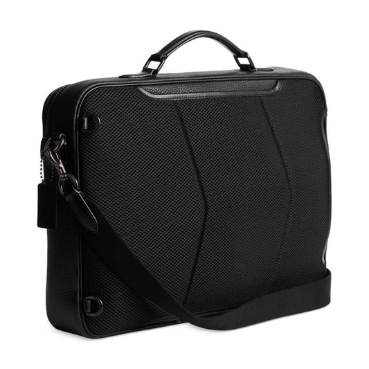 Men's Gotham Pebble Leather Convertible Briefcase