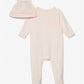 Cotton Onesie and Hat Baby Set