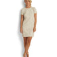 Puff-Sleeve Lace Cocktail Dress