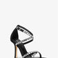 Celia Crystal Embellished Suede Sandal