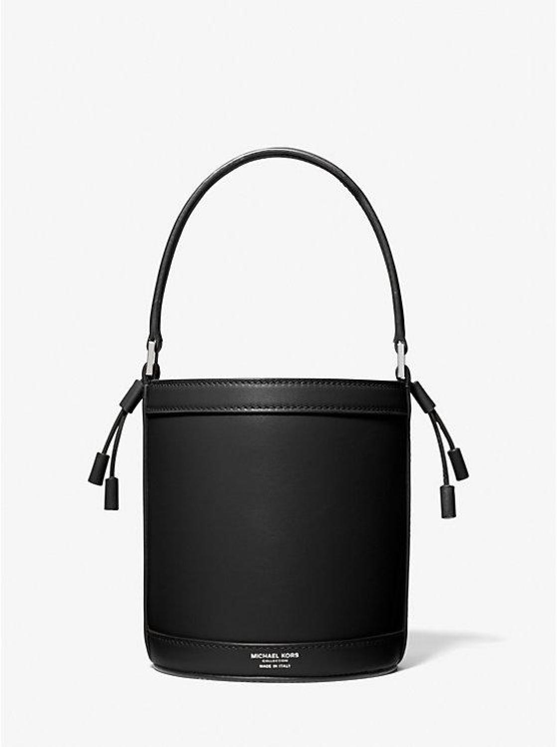 Audrey Medium Leather Bucket Bag