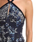 Marchesa Notte Halter Neck Midi Dress