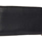 Smooth Leather Slim Accordion Zip