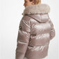 Faux Fur Trim Puffer Jacket