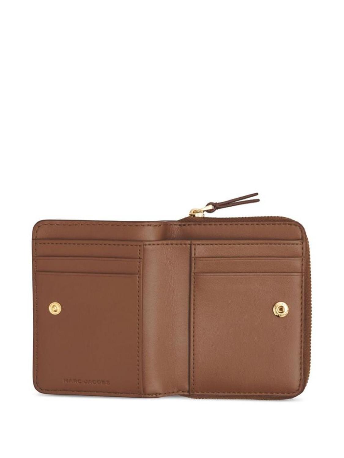 Marc Jacobs Logo Printed Zipped Mini Compact Wallet
