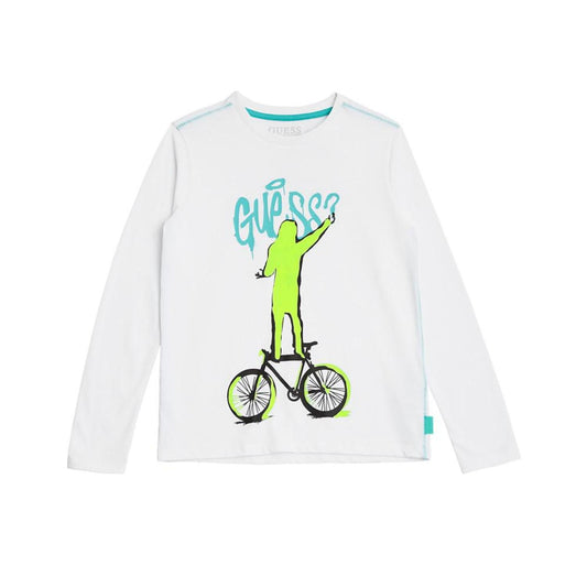 Big Boys Cotton Jersey Glow in The Dark Spray Paint Artwork T-shirt