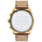 Men's Preston Chronograph Saddle Leather Strap Watch 44mm