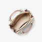 Marilyn Small Color-Block Saffiano Leather Crossbody Bag