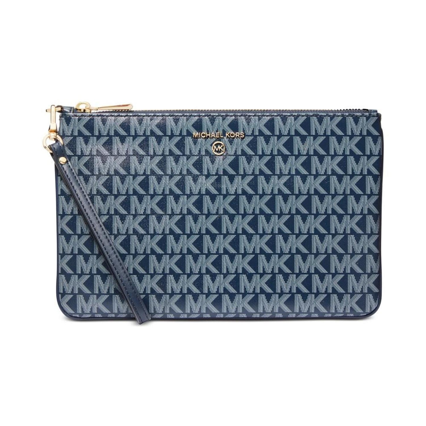 Logo Jet Set Charm Top Zip Wristlet