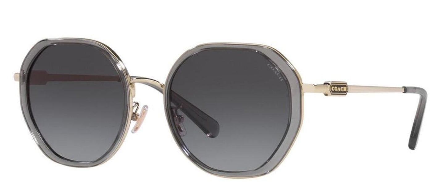 Coach 0HC7141 90058G Geometric Sunglasses