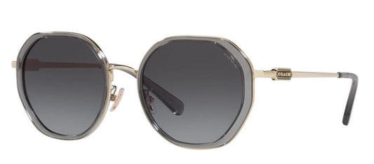Coach 0HC7141 90058G Geometric Sunglasses