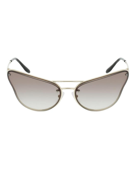 Cat-Eye Frame Metal Sunglasses