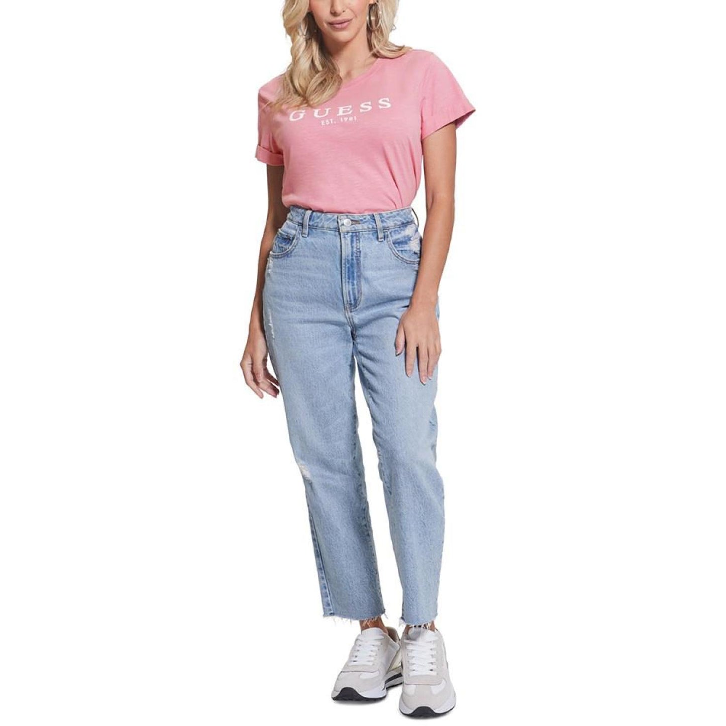 Women's 1981 Cotton Roll-Cuff T-Shirt