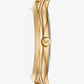 Slim Runway Gold-Tone Curb-Link Watch
