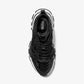 Nick Snake Embossed Leather Trainer