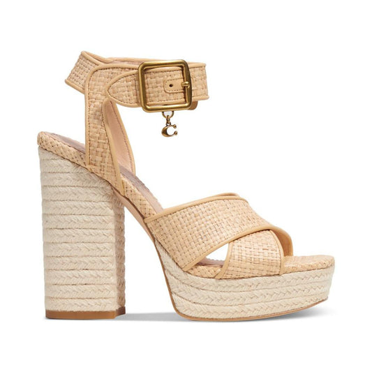 Nelly Crossband Platform Dress Sandals