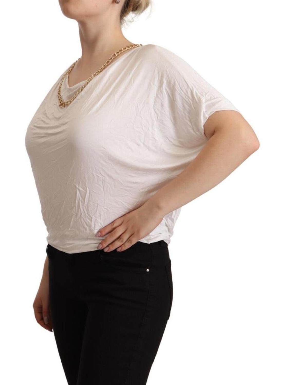 Guess By Marciano  Short Sleeves  Chain T-shirt Women's Top
