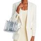 The Metallic Leather Small Tote Bag