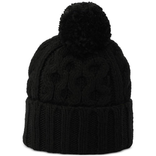 Women's Honeycomb Cable-Knit Cuff Beanie