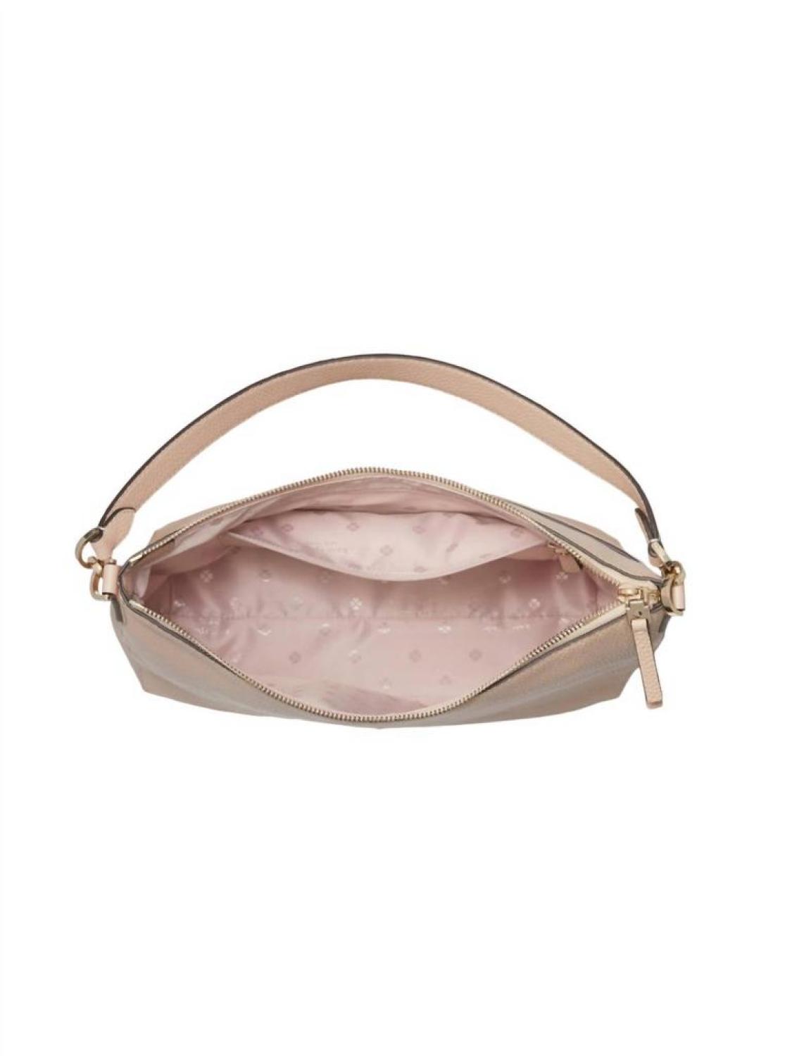 Polly Medium Shoulder Bag In Rich Pecan