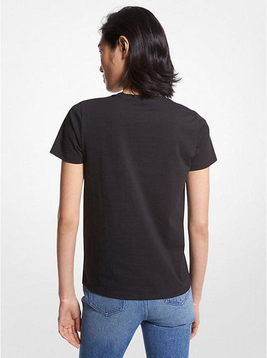 Logo Aviator Print Organic Cotton T-Shirt