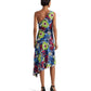 Floral Georgette One-Shoulder Dress