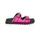 Women's Fabulonn Two Strap Fabric Slide-on Sandals