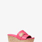 Jilly Faux Leather Platform Wedge Sandal