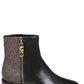 Michael Michael Kors Regan Monogram Printed Zipped Boots