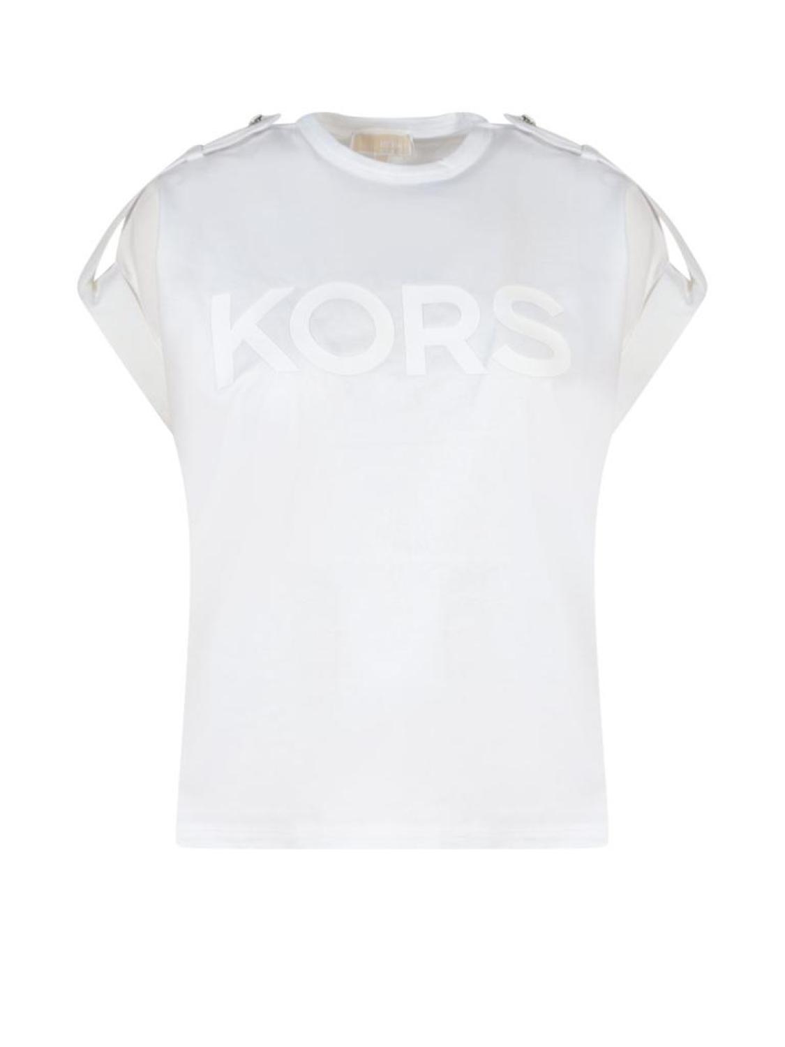 Michael Michael Kors Logo Detailed Crewneck T-Shirt