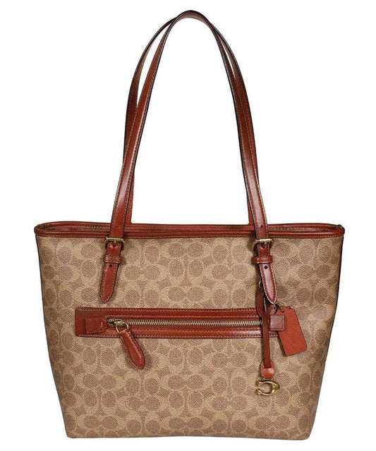 Coach Monogram Printed Tote Bag