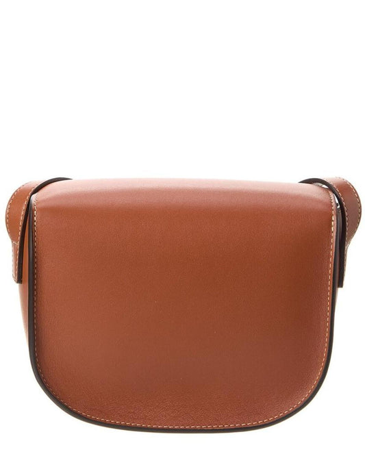 CELINE Folco Cuir Triomphe Leather Shoulder Bag