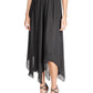 Womens Animal Print Long Asymmetrical Skirt