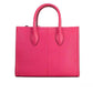 Michael Kors Mirella Small Hot pink Leather Top Zip Shopper Tote Crossbody Women's Bag