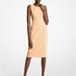 Stretch Wool Sheath Dress