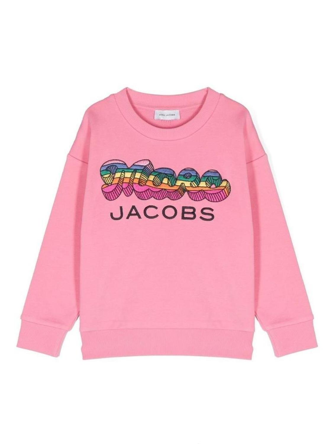 The Marc Jacobs Kids Logo Embroidered Long-Sleeved Sweatshirt