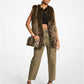Tiger Print Faux Fur Vest