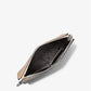 Cooper Logo Stripe and Faux Leather Wristlet