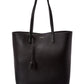 Saint Laurent North/South Medium Leather Shopper Tote