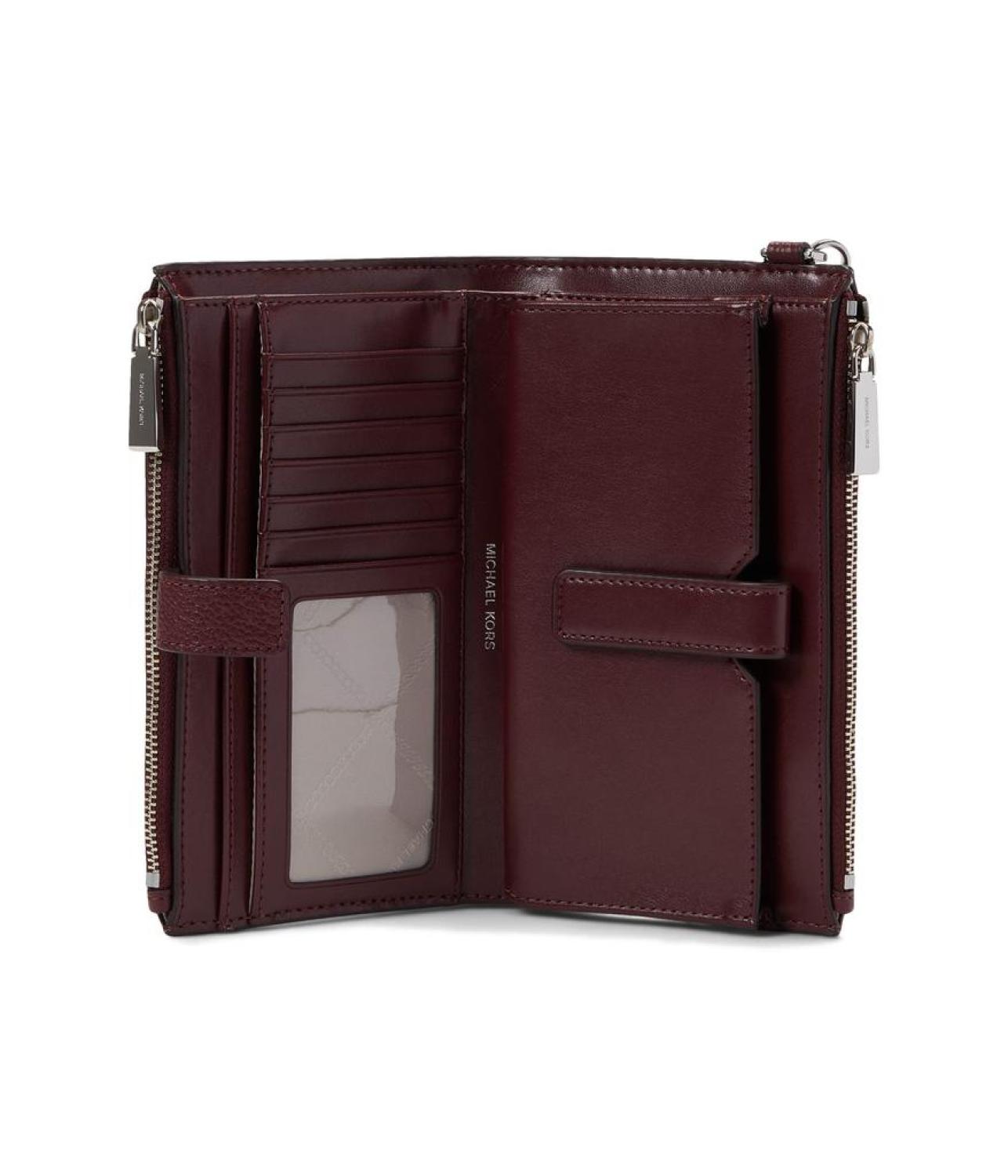 Jet Set Double Zip Wristlet