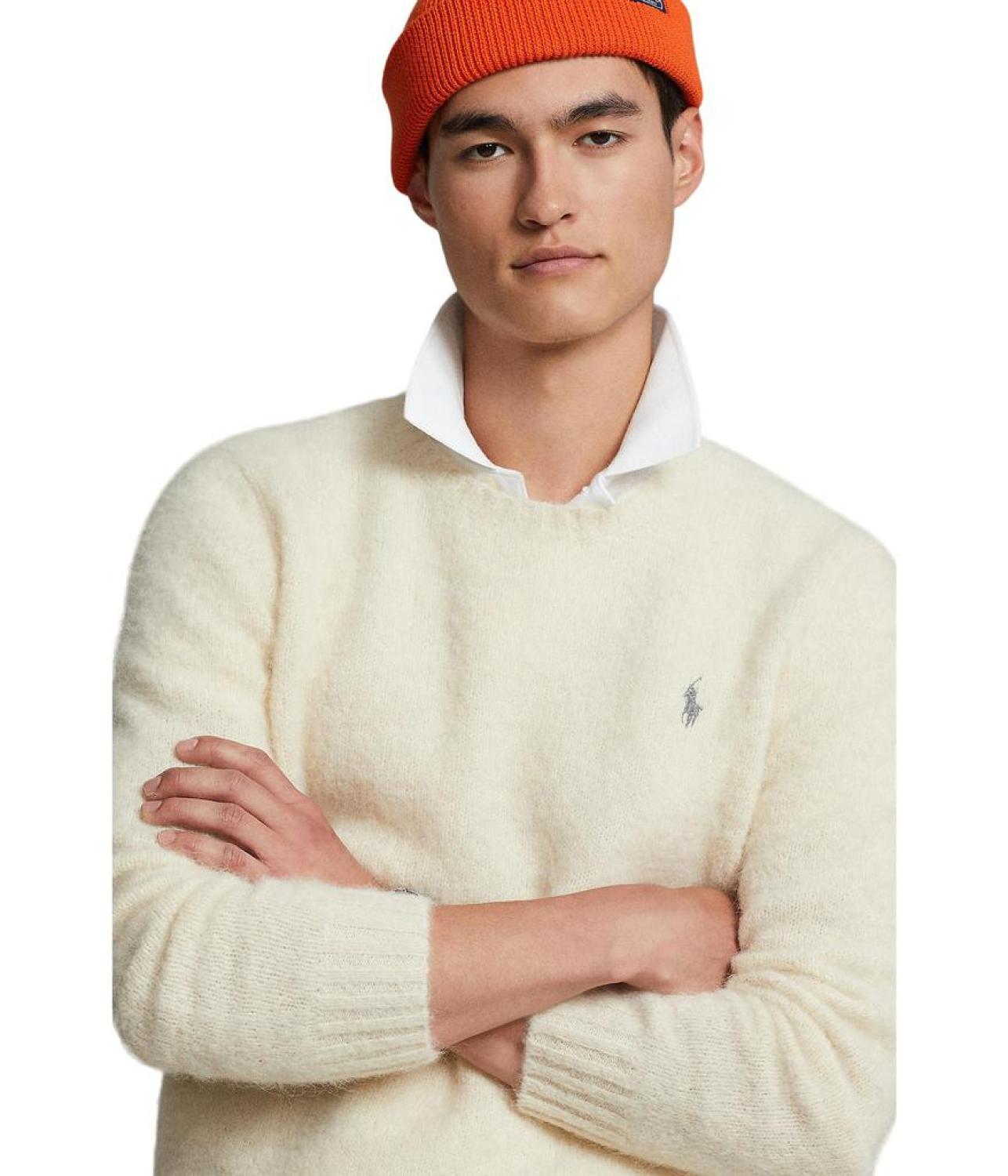 Textured Crew Neck Sweater