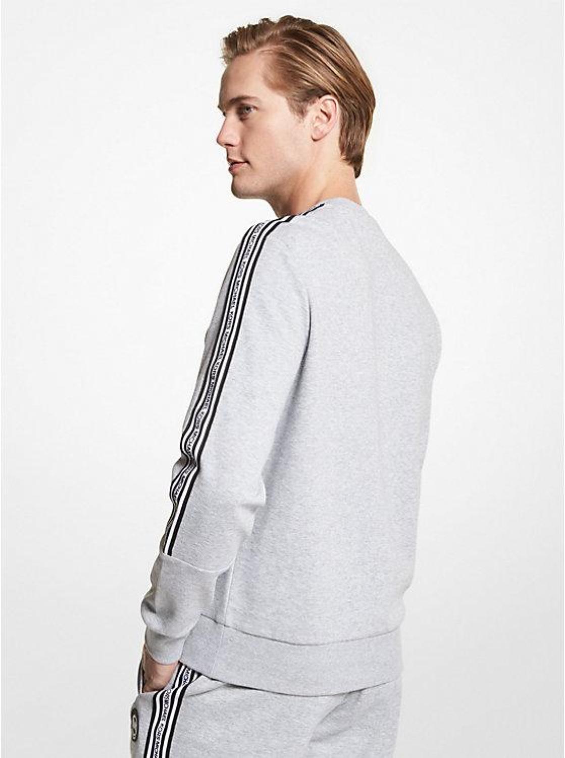 Logo Tape Cotton Blend Sweatshirt